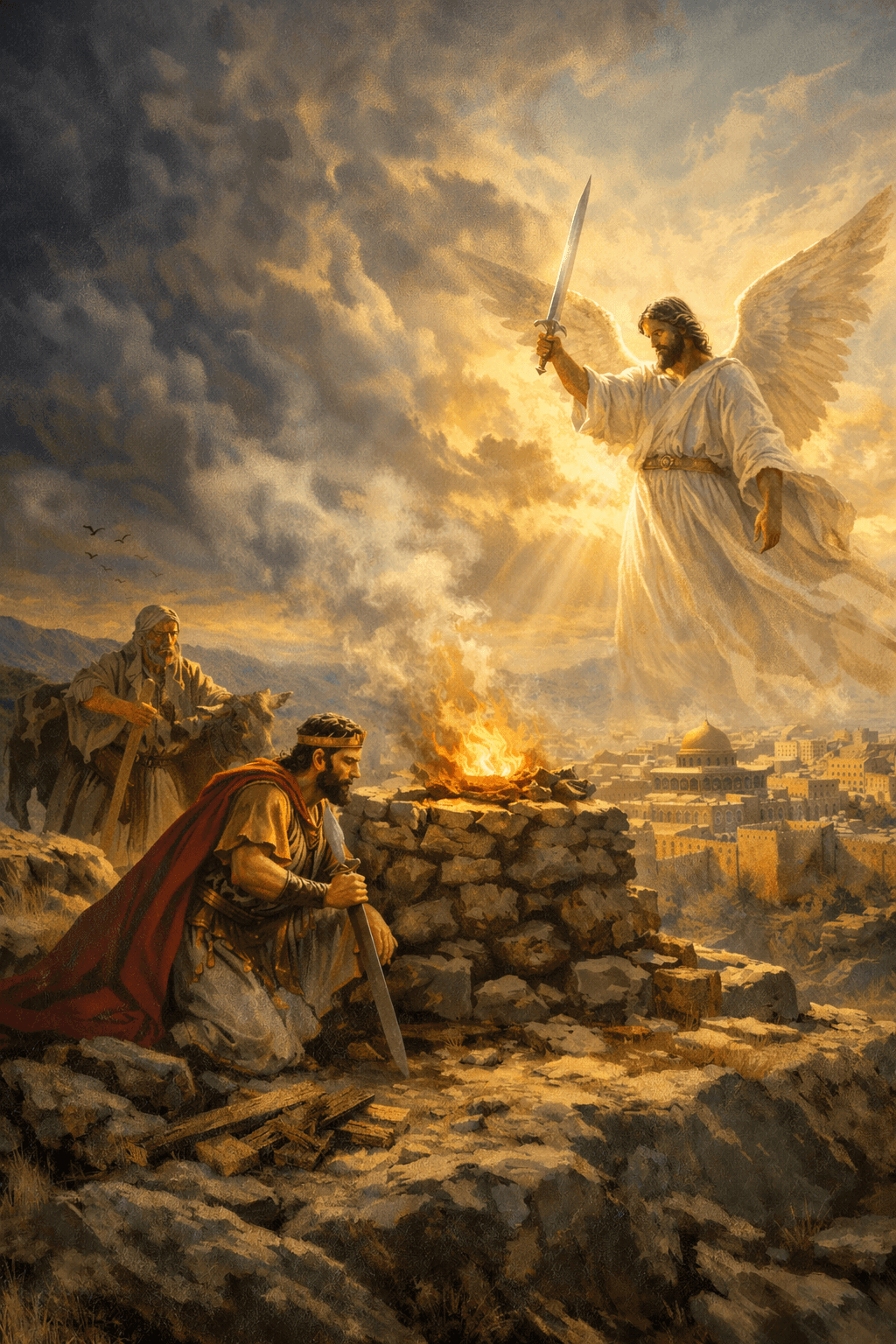 Davi na eira de Araúna