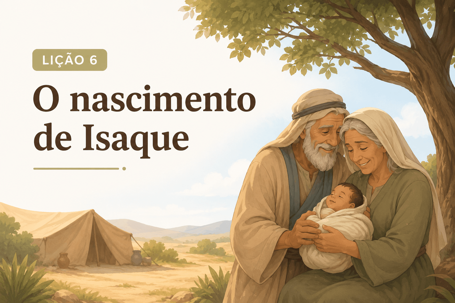 Lição 6: O nascimento de Isaque